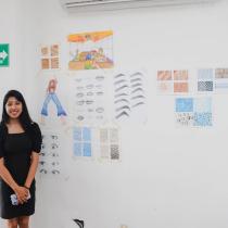 Estudiantes de Diseño Gráfico exponen obras de arte 